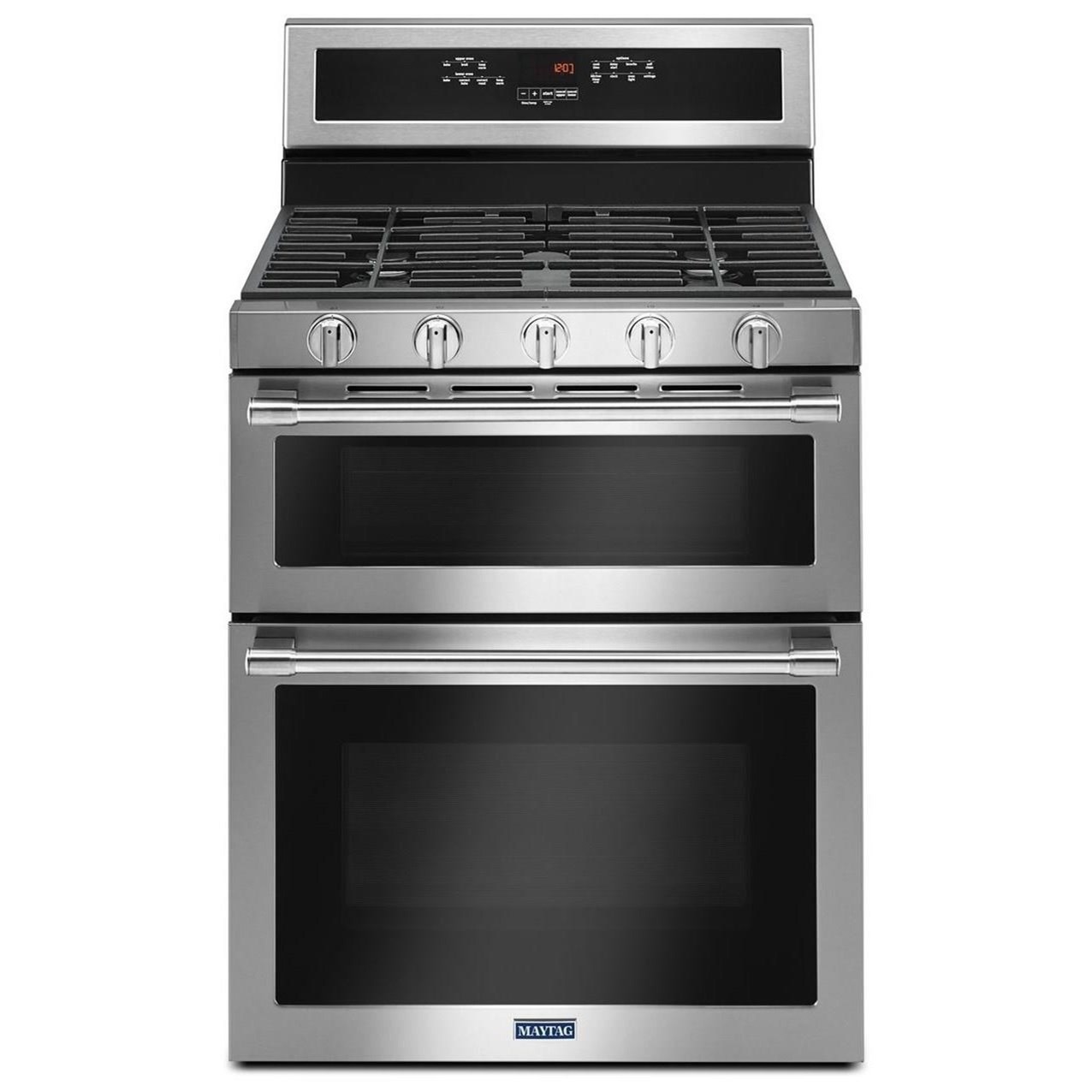 Maytag MGT8800FZ 30Inch Wide Double Oven Gas Range With True Convection 6.0 Cu. Ft